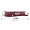 Case Cutlery Knife, Pw Old Red Bone Mini Trapper 00784